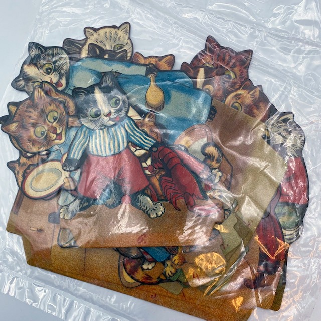 ルイスウェインDays in Catland Father Tuck's Panorama by Louis Wain　