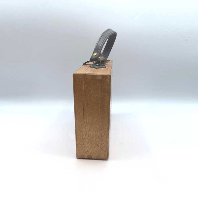 猫柄ヴィンテージ木製バッグ Enid Collins風日本製ヴィンテージバッグ