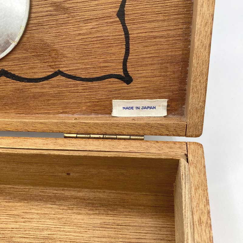 猫柄ヴィンテージ木製バッグ Enid Collins風日本製ヴィンテージバッグ