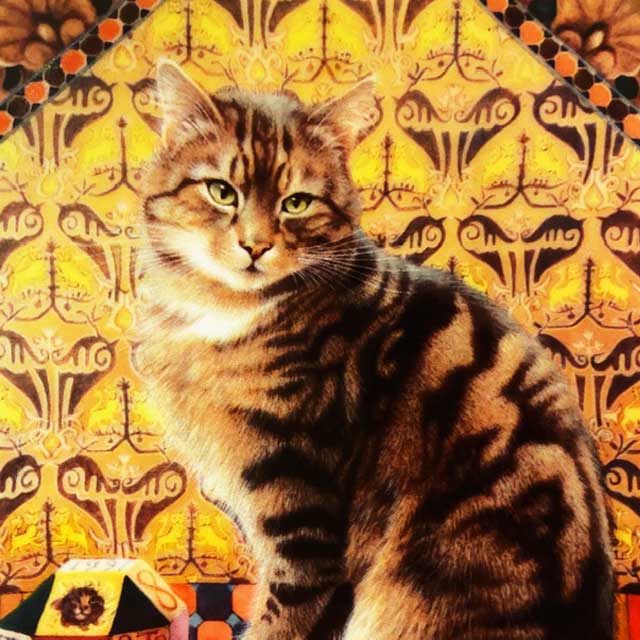 ロイヤルウースター Lesley Anne Ivory オーバル型絵皿 オクトパシー