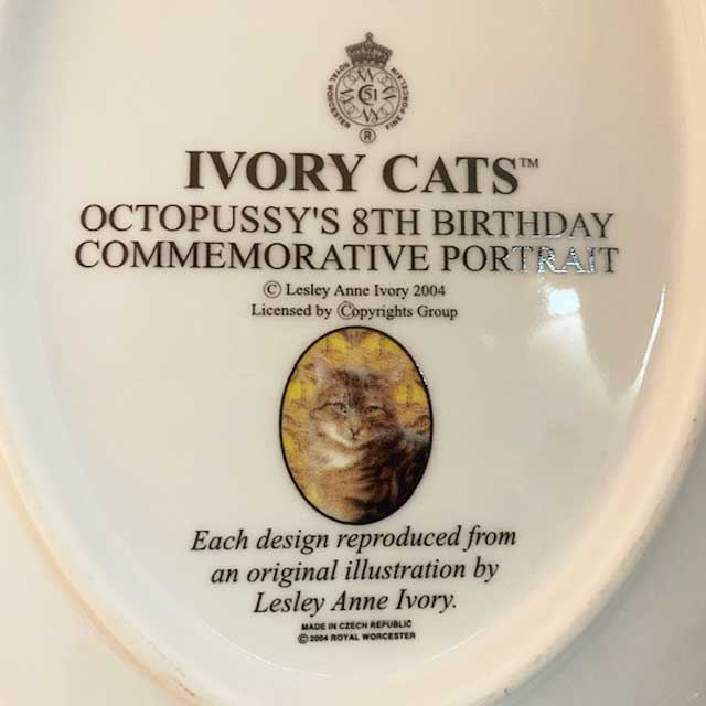  Worcester ロイヤルウースター 絵皿 猫 犬 プレートセット Worcester ロイヤルウースター 絵皿 猫 犬 プレートセット