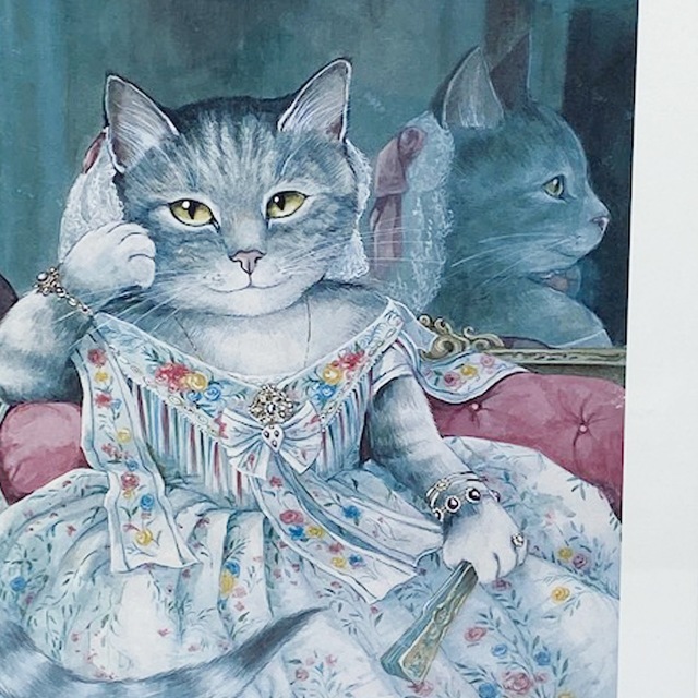ロジーナ・ヴァハトマイスターの猫の絵　直筆サイン入り 6114W8xL2tL._UF350,350_QL80_.jpg