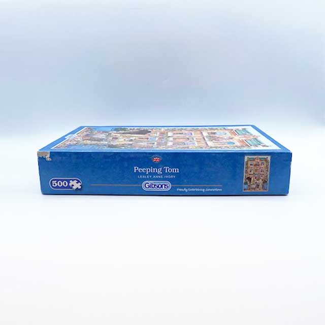 レズリーアンアイボリー　Peeping Tom 500ピース　猫ジグソーパズル Gibsons