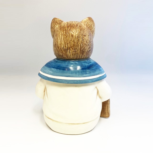 Wilbur Milton セイラ―服の猫型クッキージャー/キャニスター　ビッグサイズ　日本製 1970年代