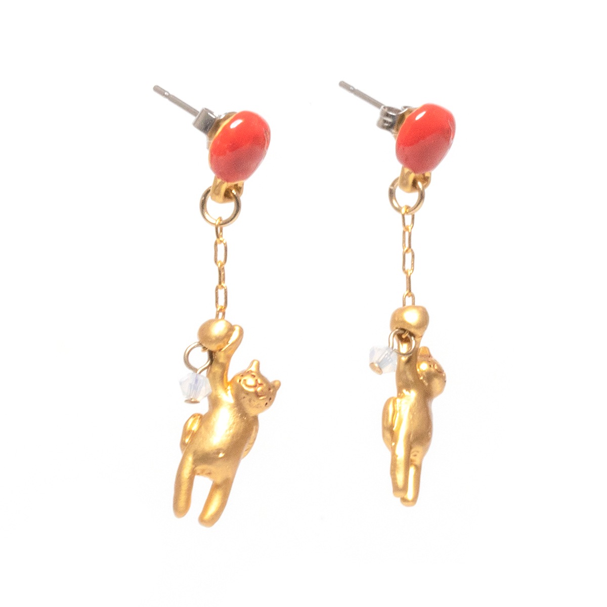 4F フィーアエフ　なりゆきまかせピアス / Flying to Nowhere　日本製　ピューター