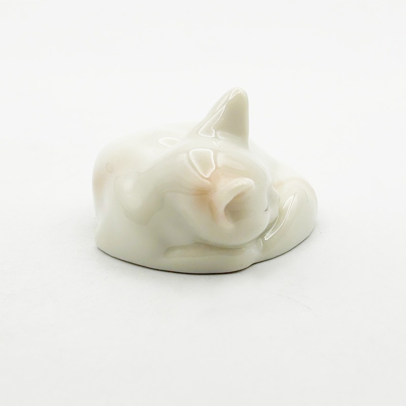 ロイヤルコペンハーゲン Mini Collection 眠り子猫のミニフィギュリン Royal Copenhagen