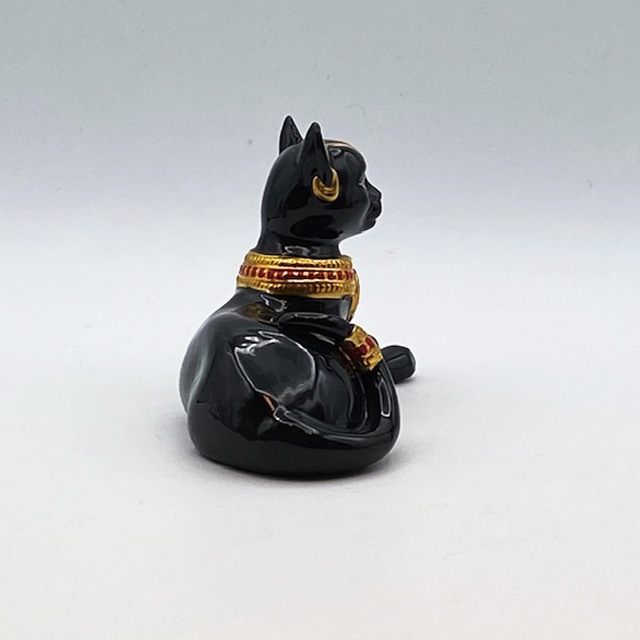 LENOX バステト神フィギュリン　24Kゴールド使用　Egyptian Cat Goddess　1998年