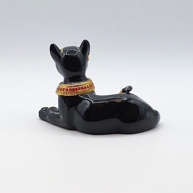 LENOX バステト神フィギュリン　24Kゴールド使用　Egyptian Cat Goddess　1998年