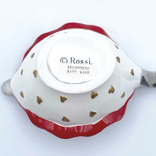 Karen Rossi 猫とハートデザインのクリーマー、ミルクピッチャー、ミニポット Rossi Cat