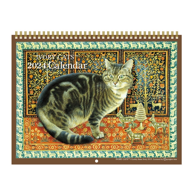 2024年カレンダー アイボリーキャッツ IVORY CATS 壁掛けカレンダー
