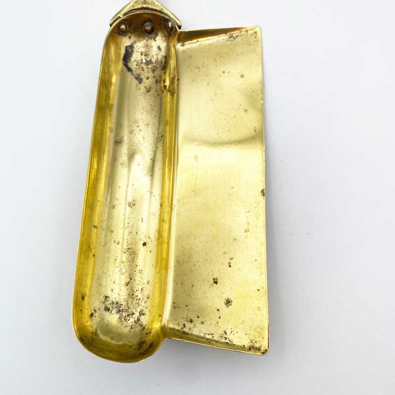 ヴィンテージ 猫とフィドルのクラムトレイ パンくずトレイ 真鍮 ブラス イギリス製