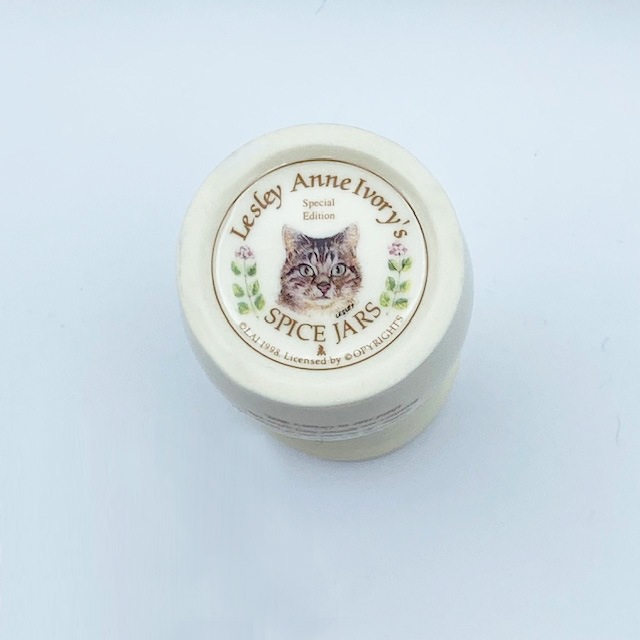 ダンバリーミント レズリー・アン・アイボリー猫のスパイスジャーミックスドハーブ / ミンタカ