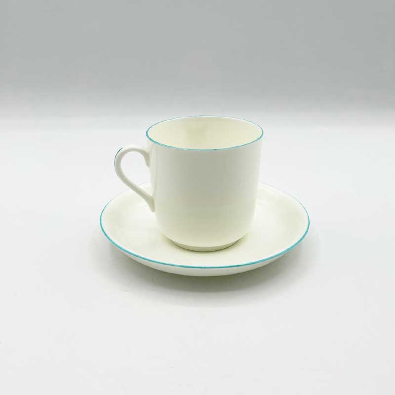 ARCADIAN / CAULDON GOOD LUCK BLACK CATのカップ&ソーサー 1900年初期~中期