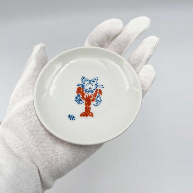 髙橋幸恵　手描き絵付け豆皿　丸型　Yukie Takahashi 