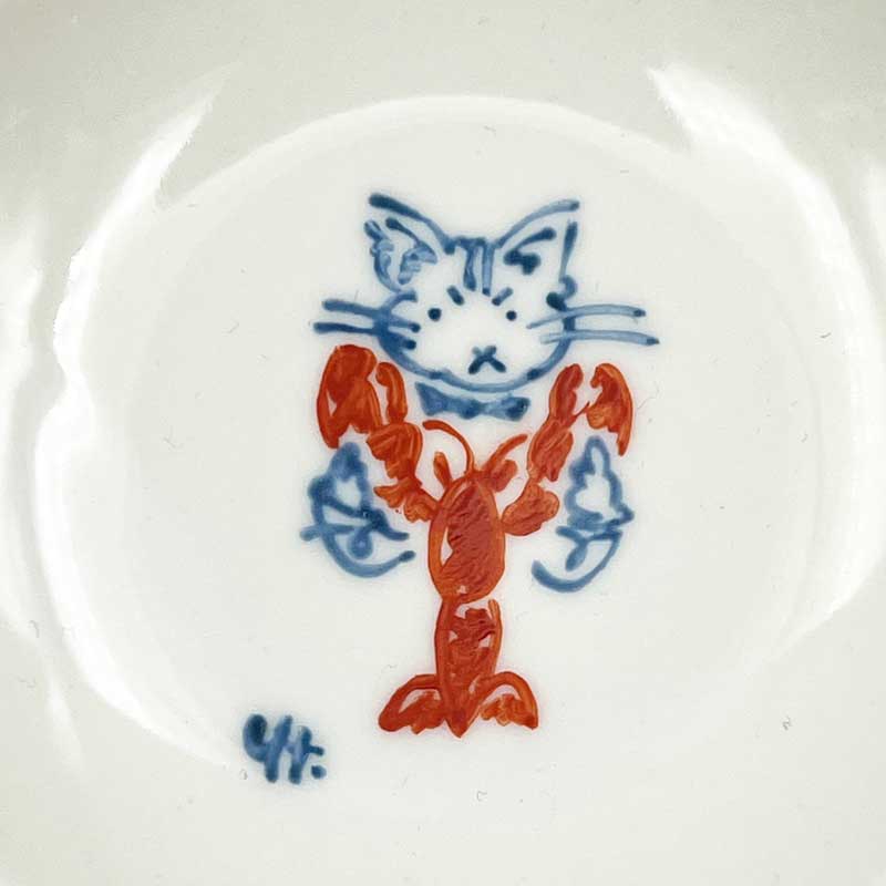 髙橋幸恵　手描き絵付け豆皿　丸型　Yukie Takahashi 