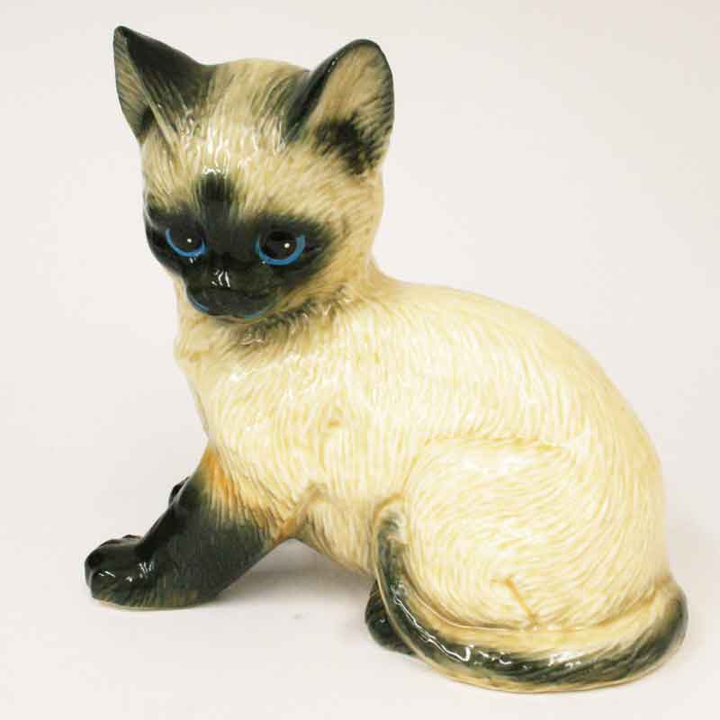 シャム猫置物 Christine Cummings サイン有り イギリス製 【公式通販】