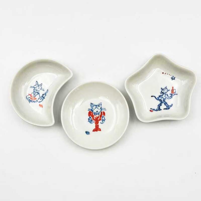 髙橋幸恵　手描き絵付け豆皿　星型　Yukie Takahashi 