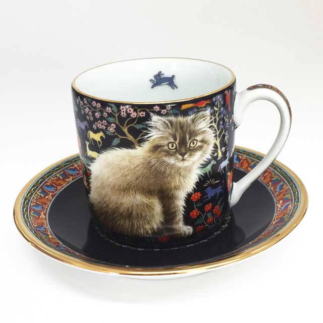 ダンバリーミント Lesley's Cats カップ＆ソーサー6客一式セット<レア>