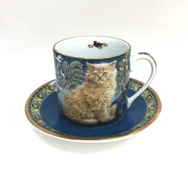 ダンバリーミント Lesley's Cats カップ＆ソーサー6客一式セット<レア>