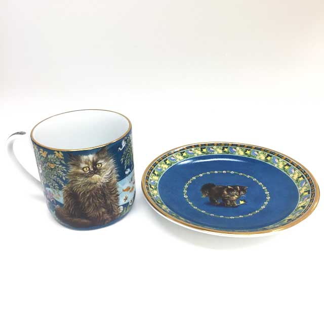 ダンバリーミント Lesley's Cats カップ＆ソーサー6客一式セット<レア>