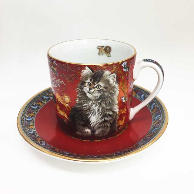 ダンバリーミント Lesley's Cats カップ＆ソーサー6客一式セット<レア>