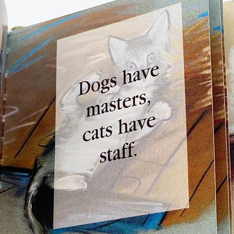 猫にまつわる格言を収めたミニチュア本 A LITTLE BOOK Of Sentiments for Cat Lovers