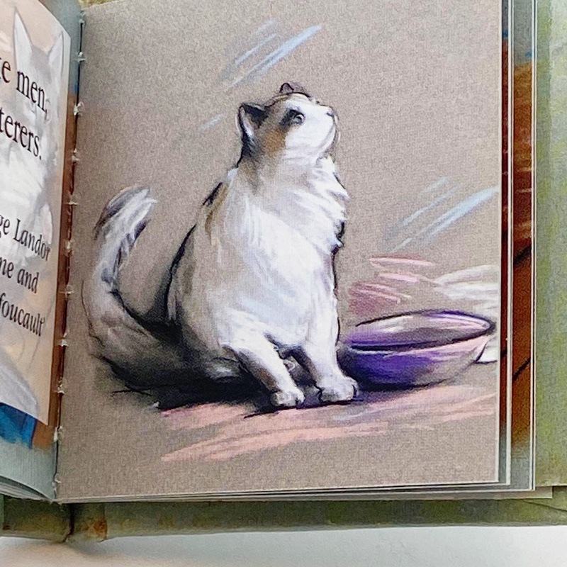 猫にまつわる格言を収めたミニチュア本 A LITTLE BOOK Of Sentiments for Cat Lovers