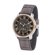 【新品】EARNSHAW アーンショウ 自動巻き 腕時計 ビッグフェイス 本革 EARNSHAW アーンショウ 時計 腕時計 ES-8801-03 レザー ネイビー