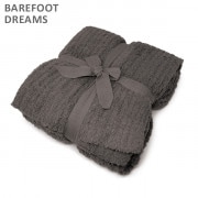 �٥��եåȥɥ꡼�ॹ �֥�󥱥å� B542-14 Cozy Chic Ribbed Throw Charcoal BAREFOOT DREAMS ������̵���ʢ��̳�ƻ�������1,000�ߡˡ�