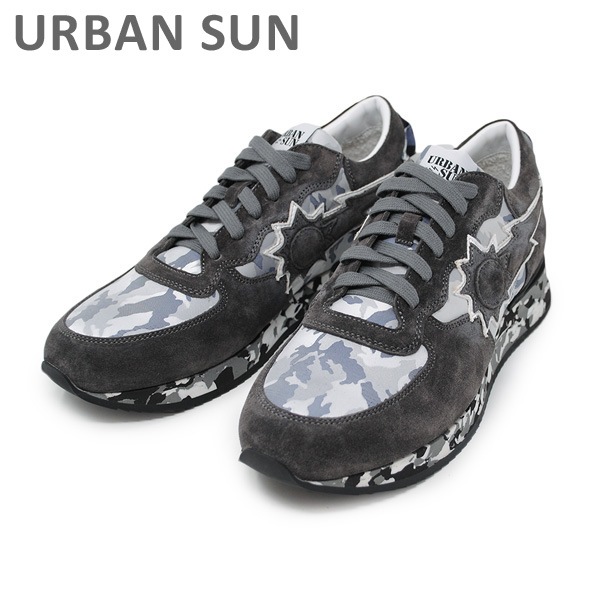 アーバンサン スニーカー ANDRE 122 グレー/カモ URBAN SUN メンズ