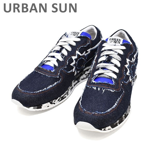 アーバンサン スニーカー ANDRE 221 デニム/カモ URBAN SUN メンズ シューズ 靴 ユーズド加工 【送料無料（※北海道・沖縄は1,000円）】