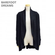 �٥��եåȥɥ꡼�ॹ �����ǥ����� B423-15 BLACK CozyChic Lite Circle Cardi ��ǥ����� BAREFOOT DREAMS ������̵���ʢ��̳�ƻ�������1,000�ߡˡ�