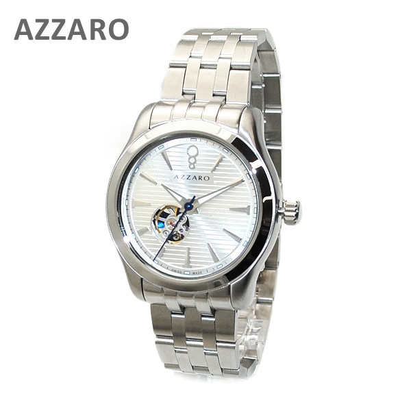 AZARRO （アザロ） 腕時計 AZ2260.16SM.000 Coastline Open View Silver / Metal シルバー 時計 メンズ 自動巻き ブレス 【送料無料（※北海道・沖縄は1,000円）】