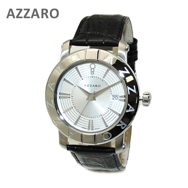 AZARRO （アザロ） 腕時計 AZ3460.12SB.000 Heritage Silver / Black シルバー ブラック 時計 メンズ レザー 【送料無料（※北海道・沖縄は1,000円）】
