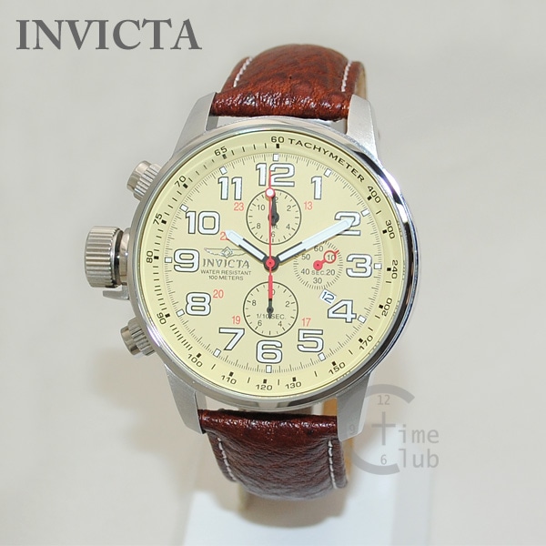 インビクタ 腕時計 INVICTA 時計 2772 Force フォース ブラウン レザー/シルバー メンズ インヴィクタ 【送料無料（※北海道・沖縄は1,000円）】
