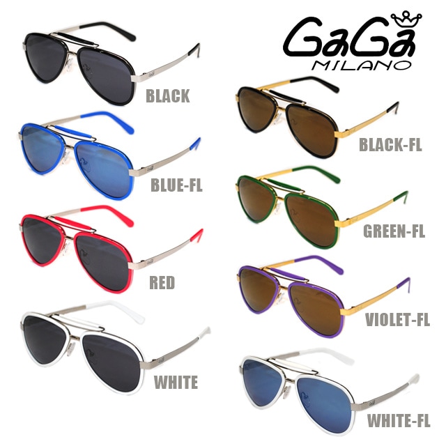 GaGa MILANO (ガガミラノ) サングラス アセテート ACETATE LUNETTERS LU54ACBK000 メンズ レディース【送料無料（※北海道・沖縄は1,000円）】