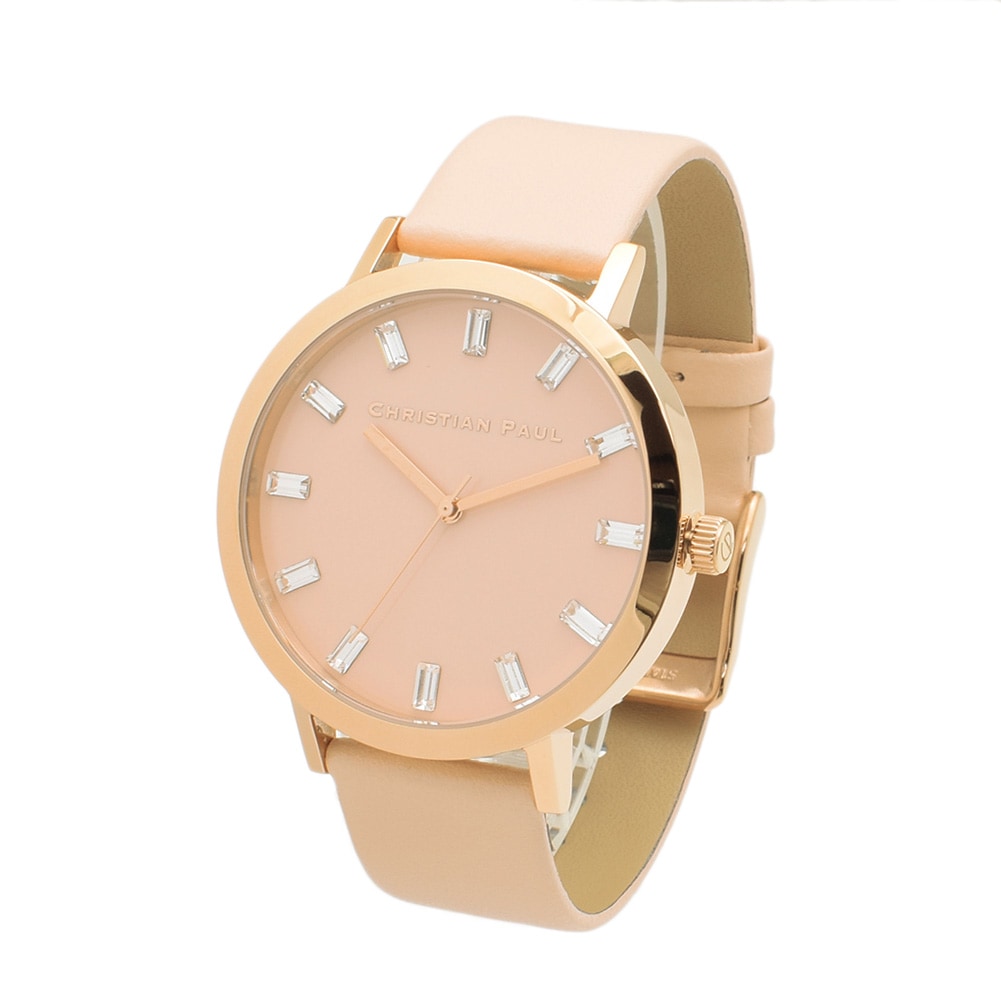 CHRISTIAN PAUL クリスチャンポール 時計 腕時計 SW-08 LUXE 43mm レザー メンズ レディース 【送料無料（※北海道・沖縄は1,000円）】
