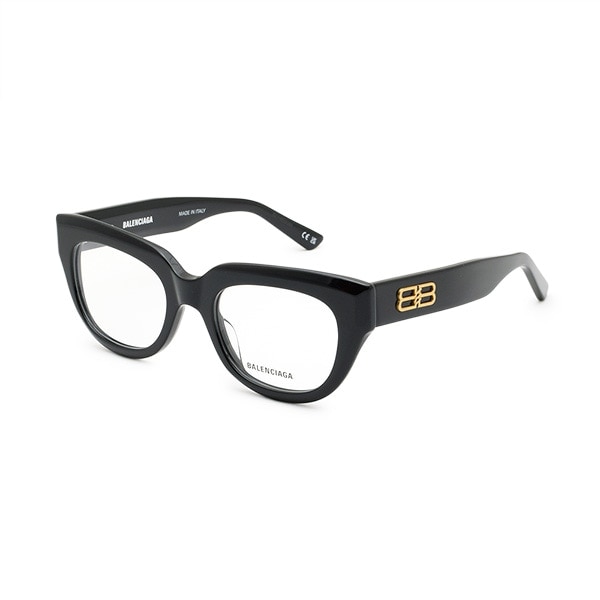 【国内正規品】バレンシアガ メガネ 眼鏡 フレーム のみ BB0239O 001 ブラック スマート レディース BALENCIAGA【送料無料（※北海道・沖縄は1,000円）】