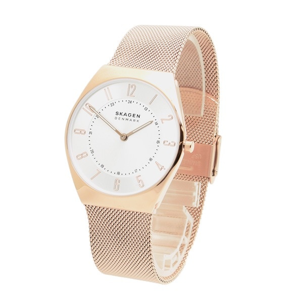 【国内正規品】スカーゲン 腕時計 SKW6827 SKAGEN GRENEN ULTRA SLIM メンズ ローズゴールド メッシュ【送料無料（※北海道・沖縄は1,000円）】