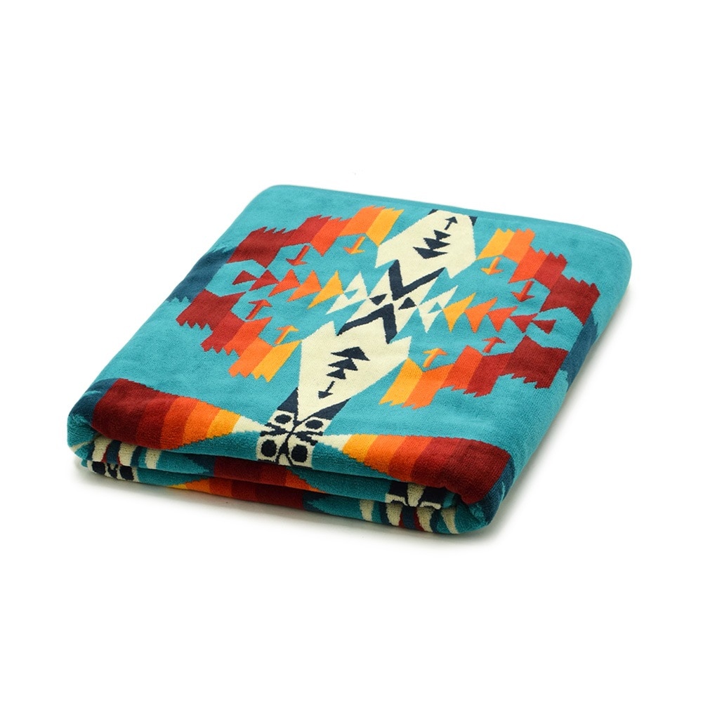 ペンドルトン スパタオル XB233-53508 TUCSON TURQUOISE ブランケット JACQUARD SPA TOWL PENDLETON【送料無料（※北海道・沖縄は1,000円）】