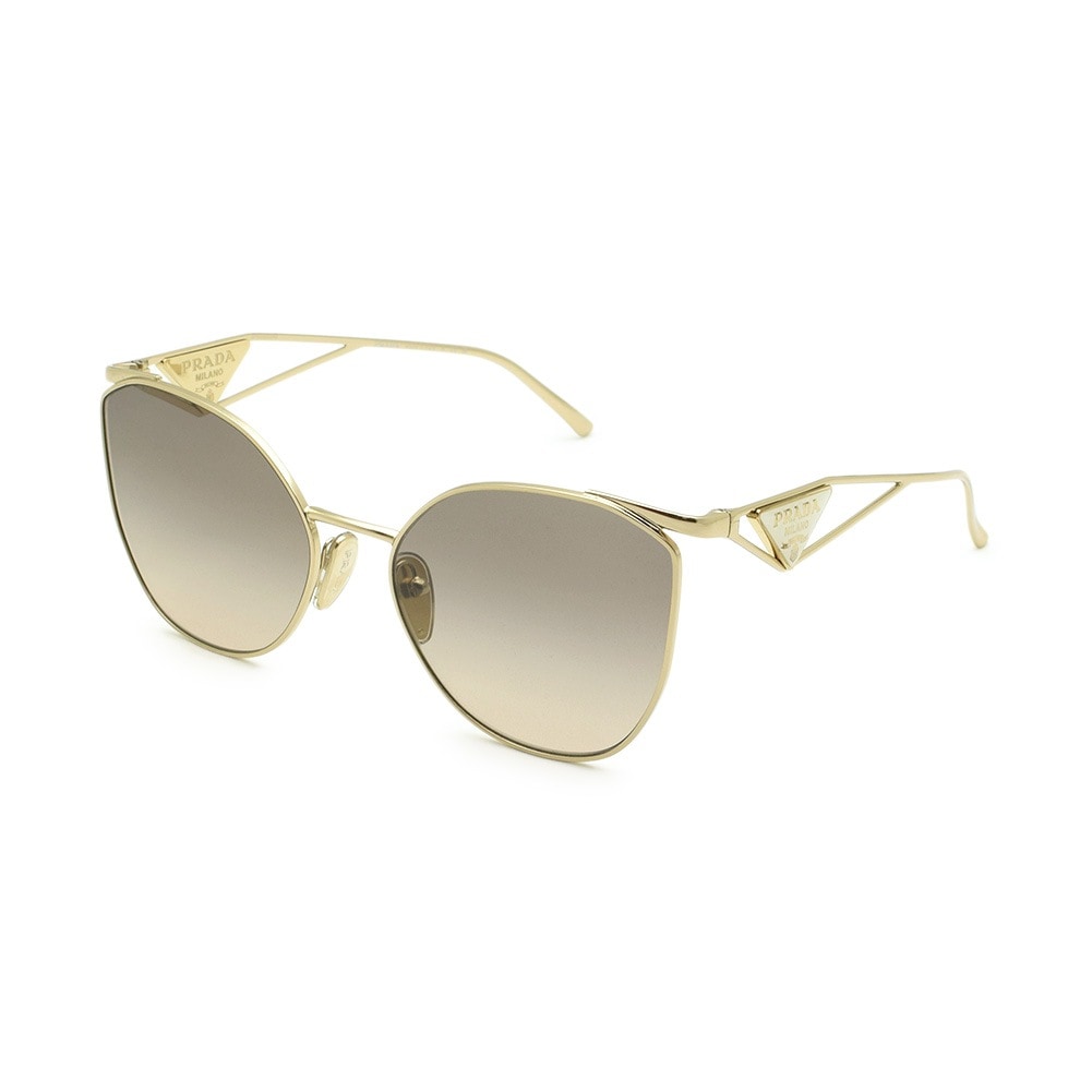 プラダ サングラス PR50ZS ZVN3D0 59 ペールゴールド/ブラウン ノーズパッド レディース UVカット PRADA【送料無料（※北海道・沖縄は1,000円）】