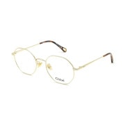 Chloe アイウェア スクエア フレム メカネ CH0020O 002 Chloe CH0020O 002 - Gold Eyeglasses for Woman | LookerOnline