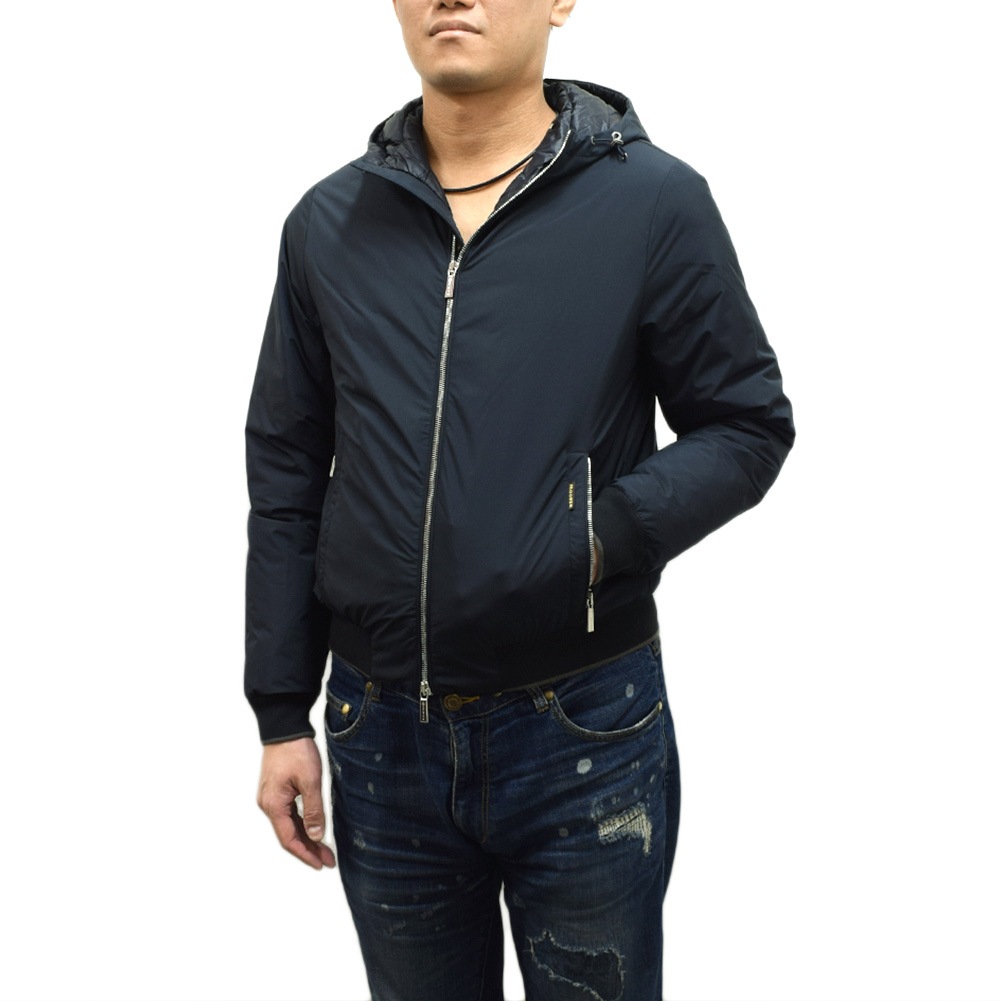 アウターセール】ムーレー MOORER メンズ リバーシブル ジャケット 