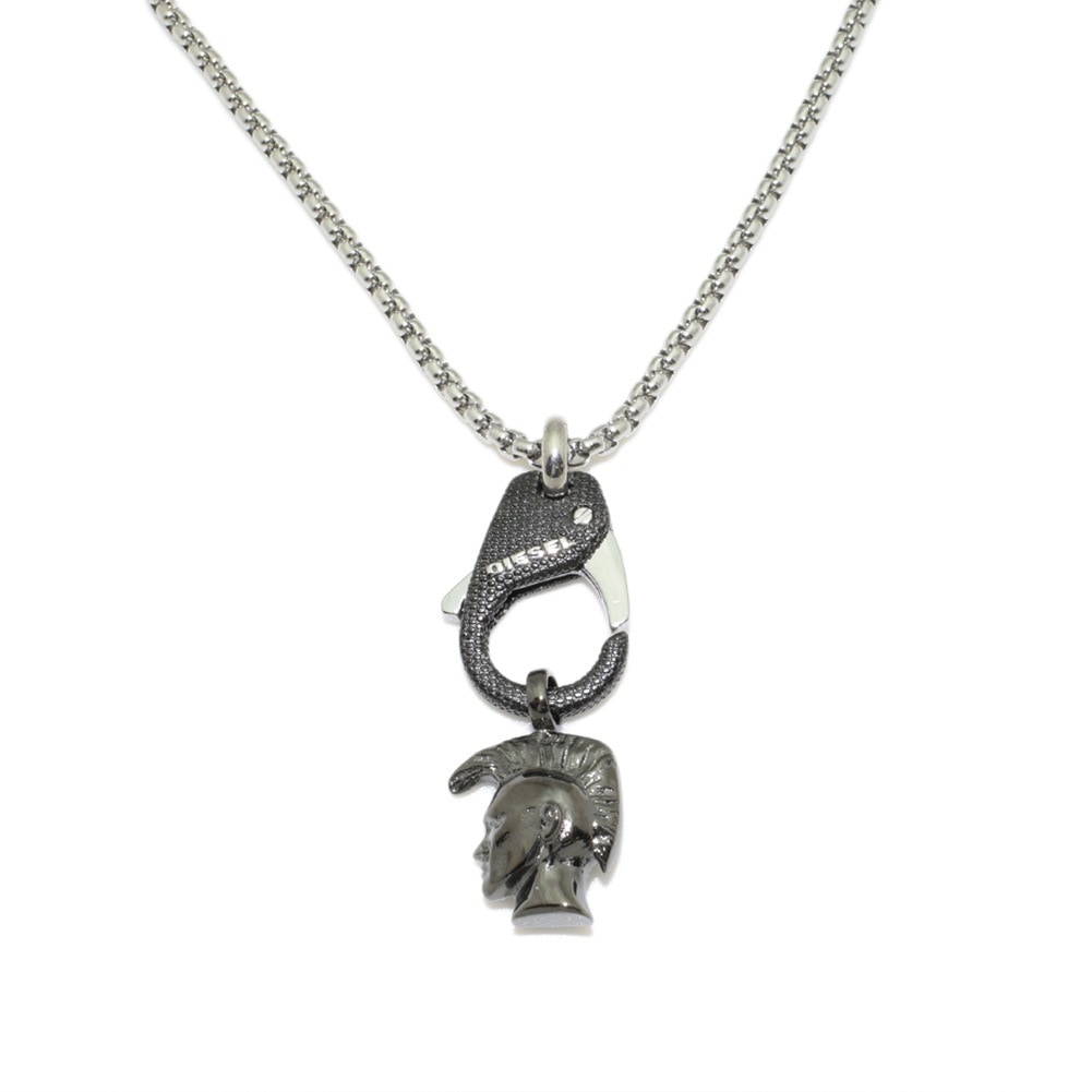 DIESEL ペンダントネックレス ディーゼル ディーゼル DIESEL ネックレス ペンダント DX1497040 ロゴ Dロゴ