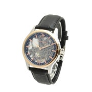 EARNSHAW アーンショウ 時計 腕時計 ES-8801-03 レザー ネイビー