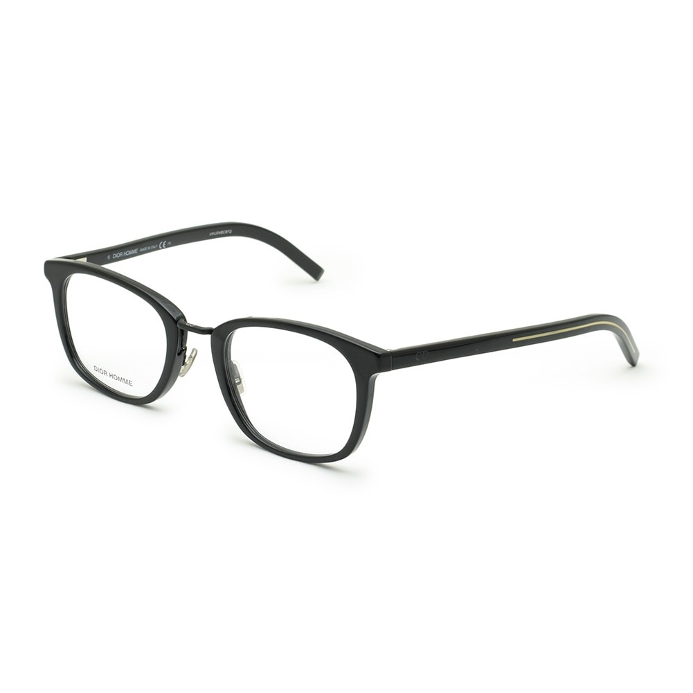 付属品なし DIOR HOMME ディオール オム メガネ フレーム BLACKTIE260F 807 52 ブラック ノーズパッド メンズ【送料無料（※北海道・沖縄は1,000円）】