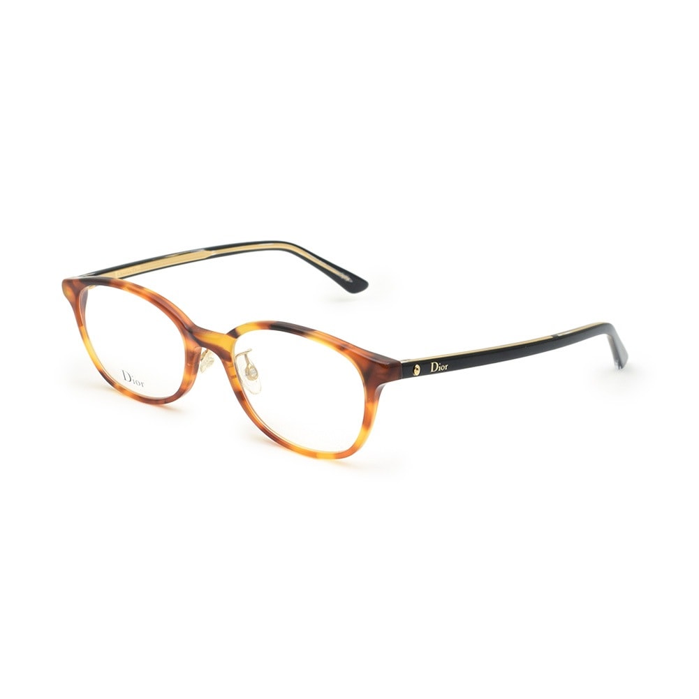 付属品なし Dior ディオール メガネ フレーム MONTAIGNE28F SX7 50 ハバナ ノーズパッド メンズ レディース ユニセックス【送料無料（※北海道・沖縄は1,000円）】