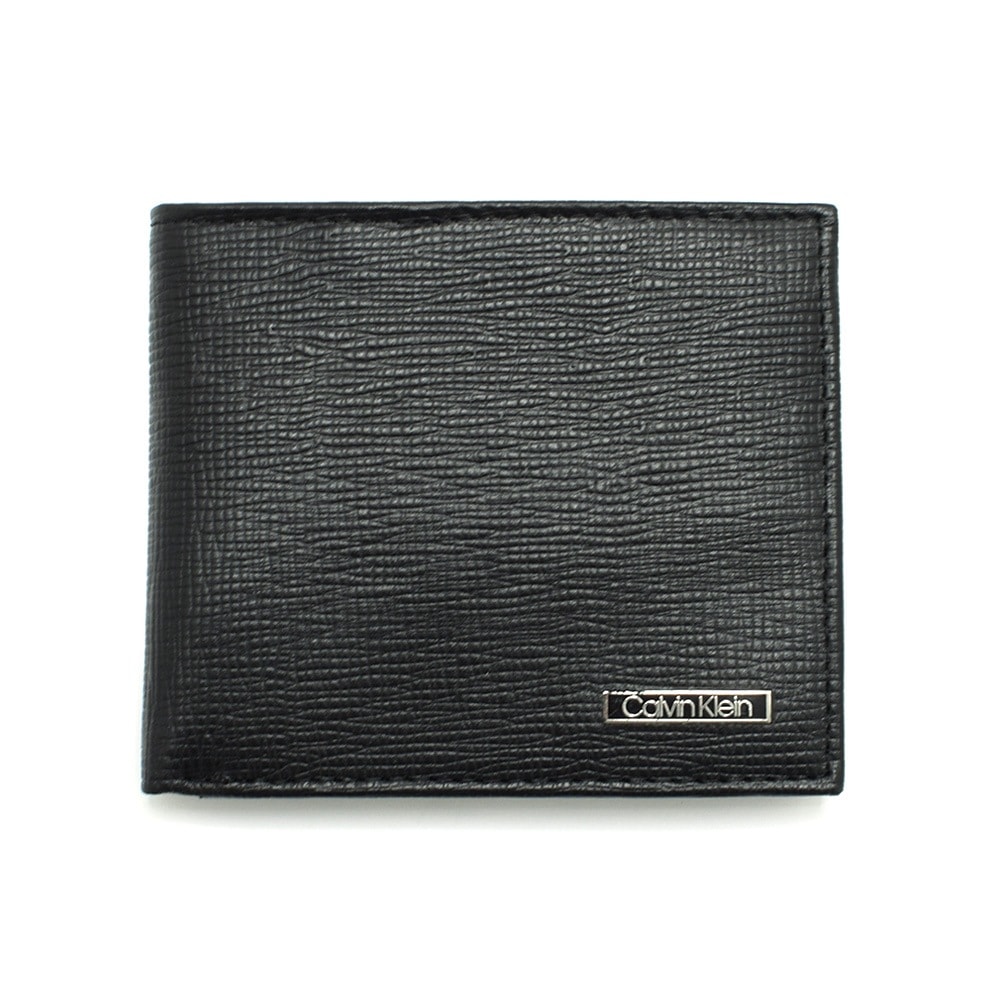 訳あり！カルバンクライン 二つ折り財布 31CK130009 ブラック メンズ 小銭入れあり Calvin Klein CK【送料無料（※北海道・沖縄は1,000円）】