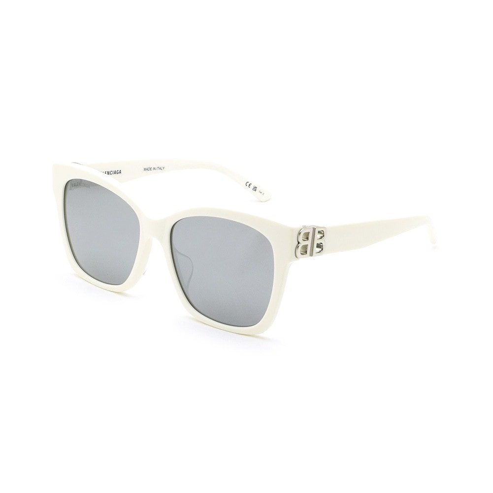 【国内正規品】バレンシアガ サングラス BB0102SA-016 ホワイト アジアンフィット レディース BALENCIAGA【送料無料（※北海道・沖縄は1,000円）】