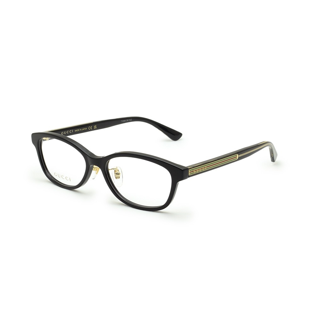 グッチ メガネ  眼鏡 フレーム のみ GG1612OJ-001 ブラック ノーズパッド メンズ レディース ユニセックス GUCCI【送料無料（※北海道・沖縄は1,000円）】